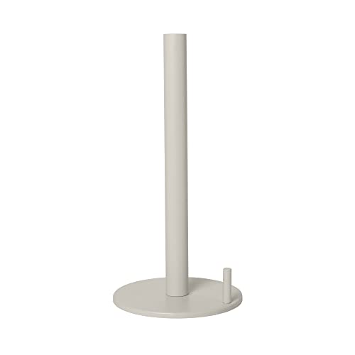 blomus Küchenrollenhalter -COLO- | Farbe Moonbeam | Stahl pulverbeschichtet | rutschfest & standfest | Höhe: 32 cm | elegantes Design | für Küche & Haushalt
