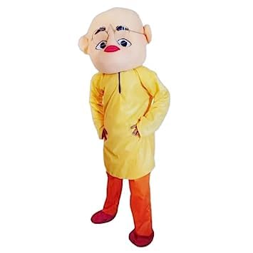 Kidhap Yellow Funny Teddy Bear Professional Mascot For Prank Fancy Dress Costume|Events,Theme And Birthday Party Costume (7 Feet, Yellow-Red)-(Patlu) - Metal (B0CCD4LYXK) Amazon Price History, Amazon Price Tracker
