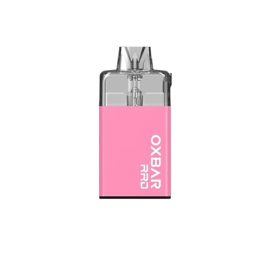 OXBAR RRD Refillable Pod Kit 4500 Puffs Disposable Pod Kits Side Fill Rechargeable 550mAh Type C Fast Charge Device Built in Xlim pods 1.0 Mesh Coil No Nicotine Vape 2ml Tank - Cherry Pink