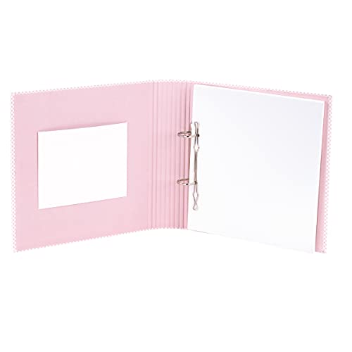 Rössler 13161928008 Fotoringboek Baby Girl, met 2-ringbinding, 50 pagina's, roze, geboorte en doop, 1 stuk - Image 3