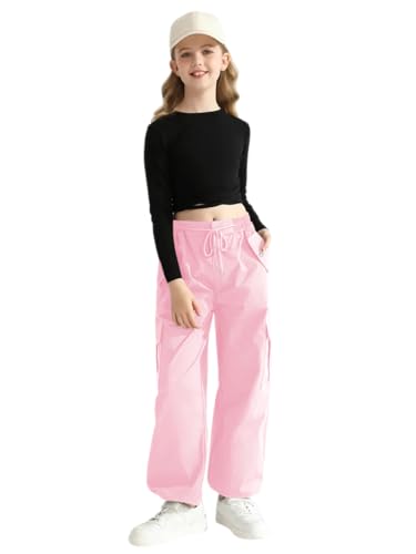 Image of TAGAS Cargo for Girls|Joggers for Girl| Cotton Cargo for Girls |girlscargo Lower|Relaxed Trouser(GC-45)