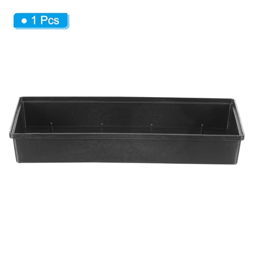 PATIKIL Plastic Design Bowl 11" Flower Arrangement Base for Centerpiece Decorating Black - Image 3