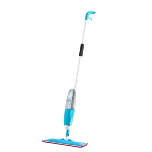 SHCHNA Mopa Mop Mopas Fregona Artefacto Doméstico Perezoso, Trapeador Plano, Trapeador con Rociador De Agua Pegajosa, Trapeador Plano For Piso De Baldosas Trapeador de Limpieza(Blue)