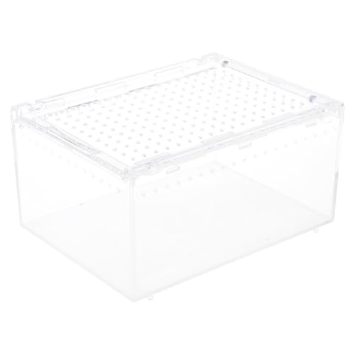 小さな無脊椎動物のためのマグネットアクリル爬虫類テラリウムエンクロージャー繁殖箱生息地