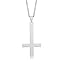 06.Inverted Cross-Silver tone