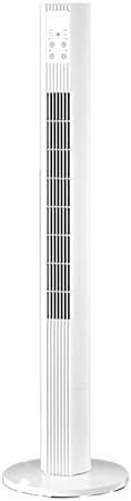 yoo Air Conditioners Tower Fan Quiet Oscillating 7.5 Hour Timer 3 Speed Settings Remote Controlled Stand Up Floor Room Portable Fans for Bedroom and Home Office Use White (Size : B)