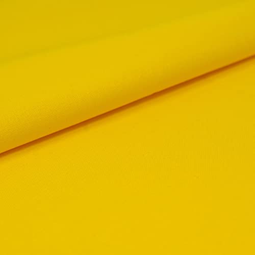 Image of SINGER, 100% Cotton, Vibrant Yellow, Quilting and Crafting Fabric for Sewing, 44 Inch Wide, Cut by Yard
