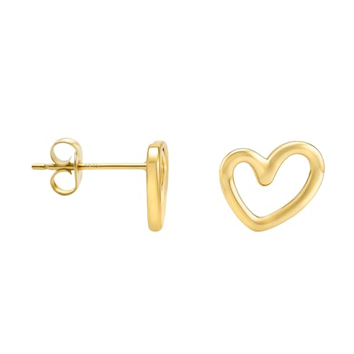Boucles d'oreilles coeur en argent 925 SOFIA MILANI style quotidien