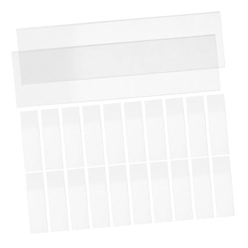 OSOLADY 50pcs Glass Microscope Slides Set Lab Slide for Microscope Experiments