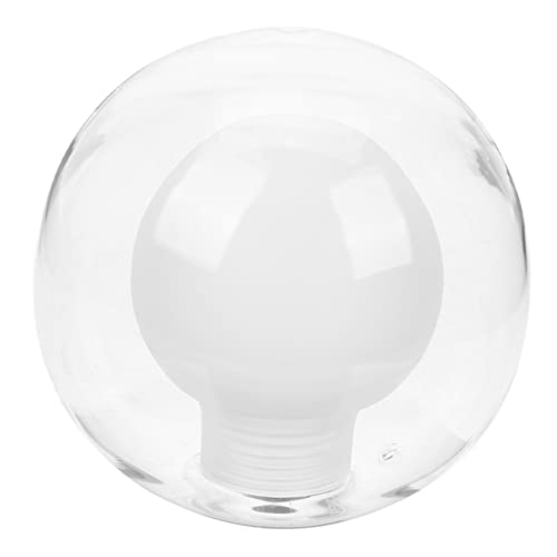 Image of Glass Lamp Shade Double Layers 3.14 Inch Clear Globe Replacement for Pendant Light Fixture Suitable for Home Decoration and Light Bulb Protection