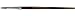 Gordon Brush 0906-12000 Pure Red Sable Round Brush, Size 12