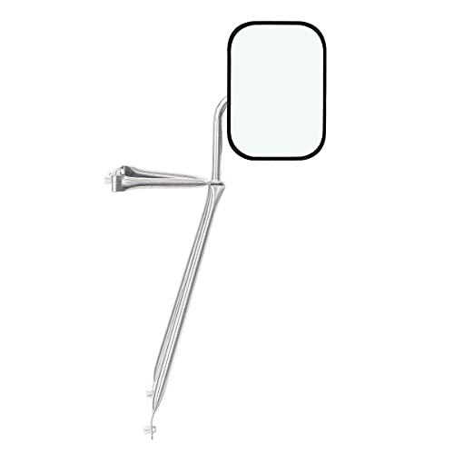 United Pacific 60039 Stainless Steel Swing Away Mirror For Trucks, Vans, Rvs, Campers, Extendable To 15", Double Strength Tubing - One Mirror #TOP1
