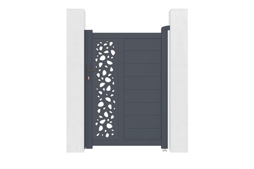 Casanoov Portillon 1m SUNNY H.140cm aluminium gris