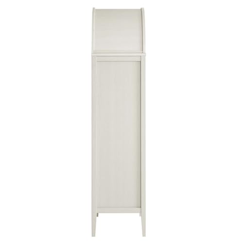Modway EEI-6639-WHI-OAK Nolan Tall Arched Storage Display Cabinet, White Oak thumb #3