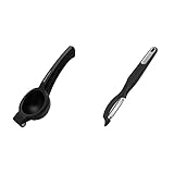 Vasconia - Exprimidor Grande de Limones Básicos Color Negro, Hecho de Aluminio Anodizado de Gran Resistencia + 4027693...