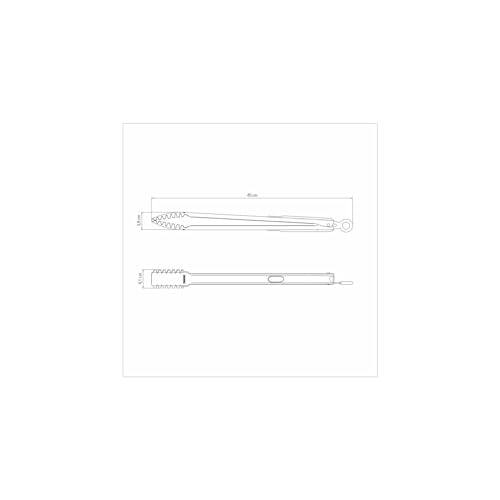 Pegador de Carne Tramontina Churrasco Black em Aço Inox e Proteção Emborrachada Preto - 26593100