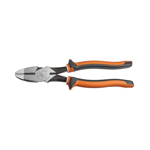 Klein Tools 20009NEEINS Heavy Duty Insulated Side-Cutting Pliers, Made in USA, Streamlined Design with Knurled Jaws and 1000 V Rating
