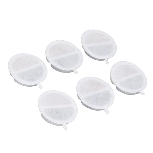 6 piezas filtro reemplazo para fuente de agua para gatos miniatura 2