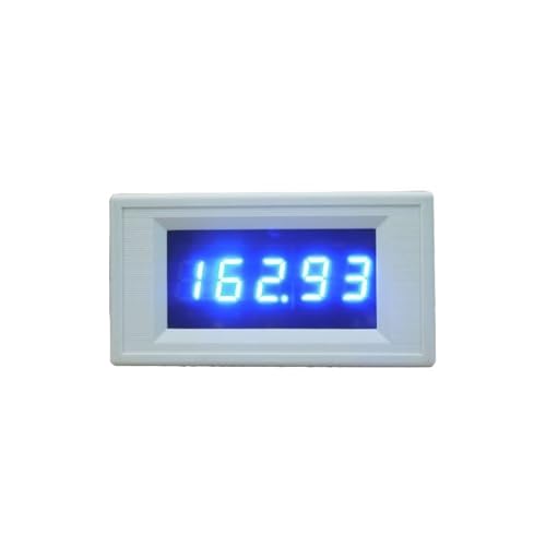 DC 200V 電圧計 LED デジタル電圧計 DC ボルトメトロ ボルト パネル メーター DC 電圧モニター 正負電圧テスト (色: ブルー、サイズ: 電源 DC5V)