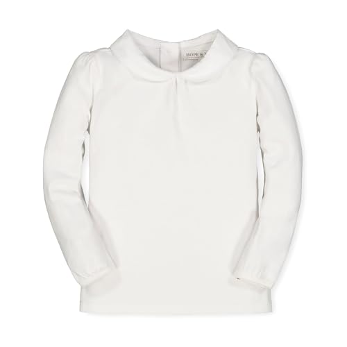 Image of Hope & Henry Girls' Peter Pan Mix Media Top