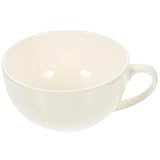 BESTYASH Tasse Céramique Grand Volume avec Anse Bol Déjeuner Extérieur pour Lait et Avoine Mug et Facile à Nettoyer pour Maison et Camping