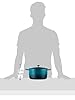 Crock-Pot Artisan 5-Quart Round Enameled Cast Iron Dutch Oven – Teal Ombre, Durable Heavy-Duty Cookware for Slow Cooking, Roasting, Baking with Lid #2