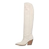 cowboystiefel weiten  Sacha Offwhite Cowboystiefel aus Veloursleder Wei�
