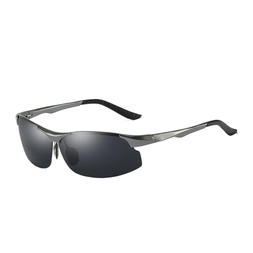 Lunettes de sport de cyclisme polarisées monture alu-magnésium anti-reflets