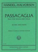 Handel/Halvorsen Passacaglia Violin and Viola Score and Parts Frieda R. Davis and Nathan Stutch