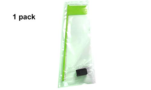 Bright Green Plastic 11 Inch 2X3 Desk Flag With Flag Up Flag Down Flip Clip Notification Status Alert Office (1 Pack) #TOP3