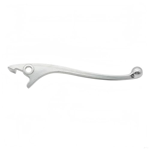 Manija de embrague izquierda de aluminio color plata para motocicleta y scooter