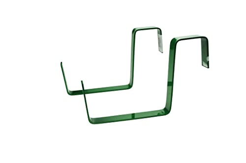 LOKUS 2 Stücke Blumenkastenhalterung Balkonkastenhalterung Halterung Balkonkasten IV [Grün]