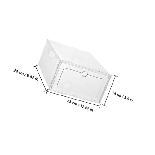 Boîtes à chaussures transparentes robustes et compactes TOYANDONA PP