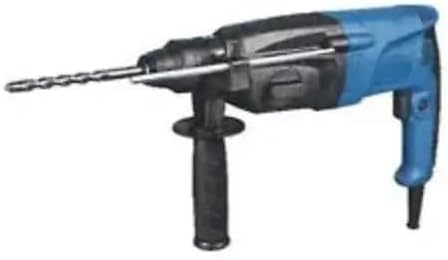 Powerful Plastic Hammer Rotary Drill - Electric Tool (26mm) in Blue & Black Color