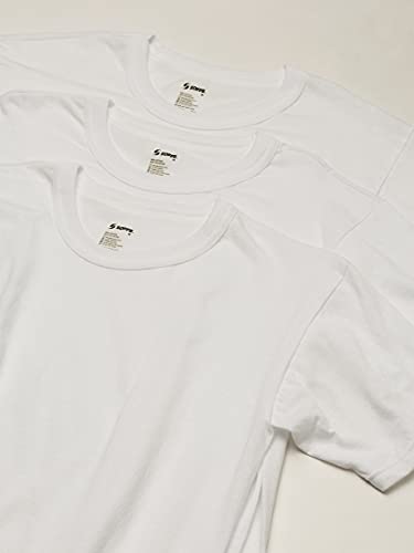Soffe Mens 3 Pack - Usa Poly/Cotton Military Tee Undershirts, White, Large Us #TOP1