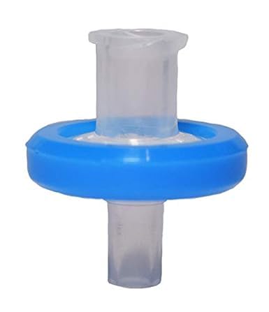 0,45 micron, 13 mm azzurro Sterile PVDF siringa filtro (75/pk)
