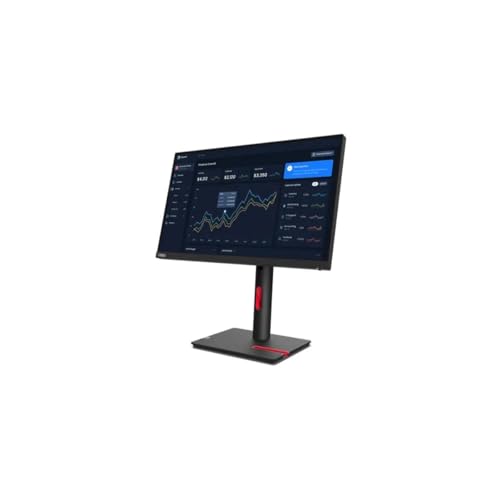 Image of Lenovo ThinkVision T22i-30 21.5 Full HD WLED LCD Monitor - 16:9 - Raven Black