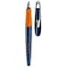 Produktbild Herlitz Fllhalter - Schulfllhalter my.pen - L-Feder, dunkelblau/orange