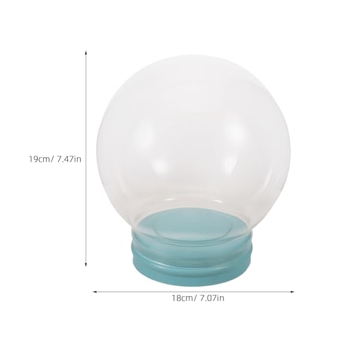Globo de nieve DIY de 18 cm para decoración de bodas y cumpleaños 5