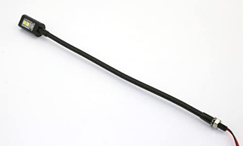 Lámpara LED Mini Gooseneck con Interruptor 240mm Blanco Frío miniatura 1