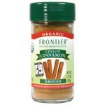 Frontier Natural Products Cinnamon, Og, Grnd Ceyln, Ft, 1.76-Ounce (Pack of 2)