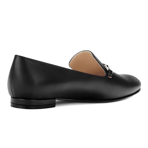 Image of Women's Loafers, Slip On Round Toe Comfortable Flats for Women Dressy and Work, Womens Business Casual Shoes