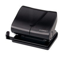 Q Connect Medium Duty Hole Punch Black - KF01234