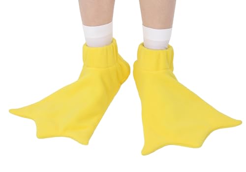 Image of KUOIN Funny Duck Socks, Men Animal Feet Sock Leg Cover Novelty Gift for Women