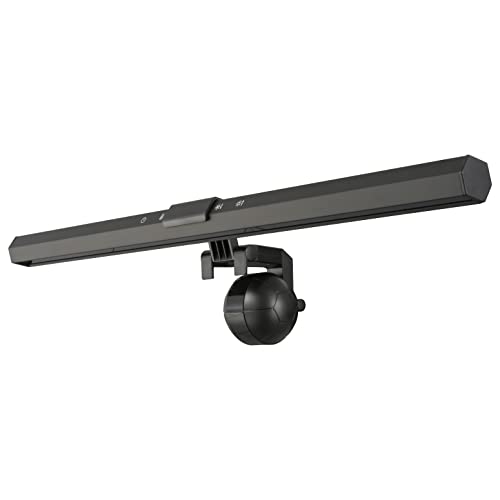 オーム電機_PCGEAR モニターライト 液晶モニター用 LED 引掛け式 USB電源 調光 調色 OA-SML02-K 01-3628 OHM ブラックの商品画像（Amazon）