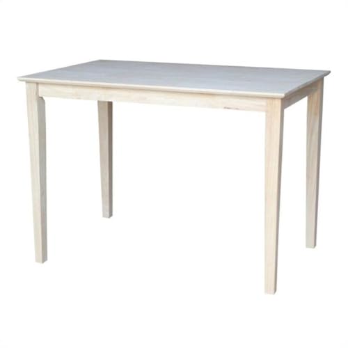 International Concepts Solid Wood Top Dining...