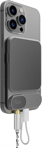 khadas Tea DAC y Amplificador de Auriculares Portátil de Alta resolución Bluetooth 5.0 Decodificación PCM 32bit/384KHz DSD256 Batería de Litio de 1160mAh Qualcomm QCC5125 LDAC/aptX HD, MQA(Gris)