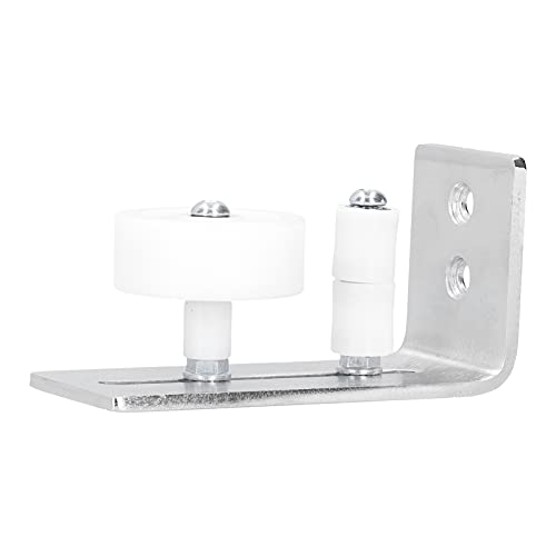 Guia de piso de porta, guia de rolo de porta proteção extra com acessório para portas de celeiro par