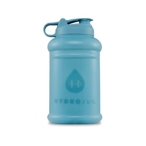 Hydrojug 2.2 Litre (Half Gallon) Water Bottle - Leakproof, Carry Handle, Dishwasher Safe, BPA Free - All-Day Cold Hydration - For Fitness, Outdoors, Everyday Life