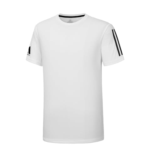 adidas Combat Sports 3 Stripes Performance Drifit T-Shirts and Shorts Set - 1x White, 1x Black T-Shirt & 1x Black Shorts2